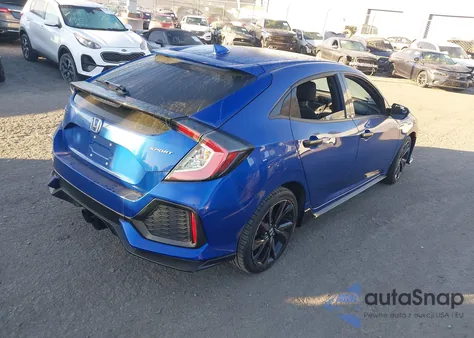 2018 Honda Civic Sport из США, поврежденный, VIN SHHFK7H42JU405119